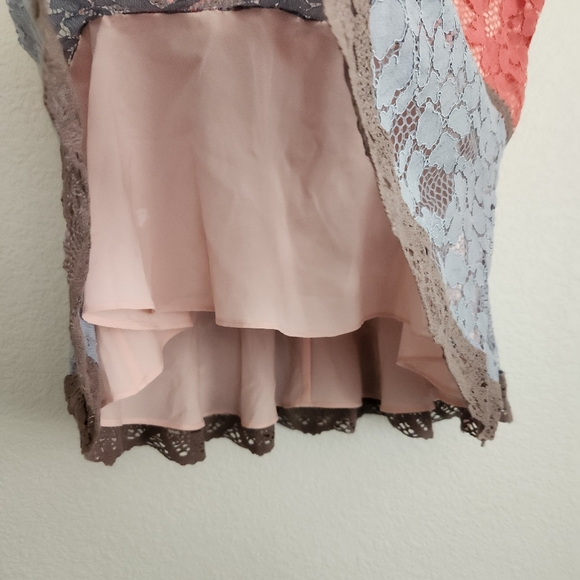 Sundance Vintage Days Lace Peplum Top M - Picture 3 of 9